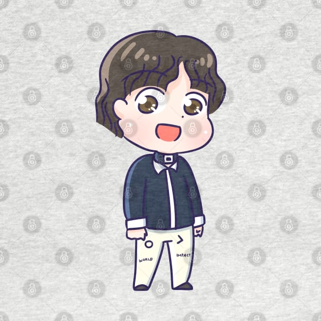 BTS Suga Fake Love chibi by Oricca